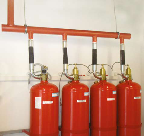 Система пожаротушения производственных объектов